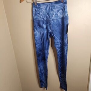 Beyond Yoga Smoke Show Leggings Nebula Blue Tie Dye MK3328 XS NWT